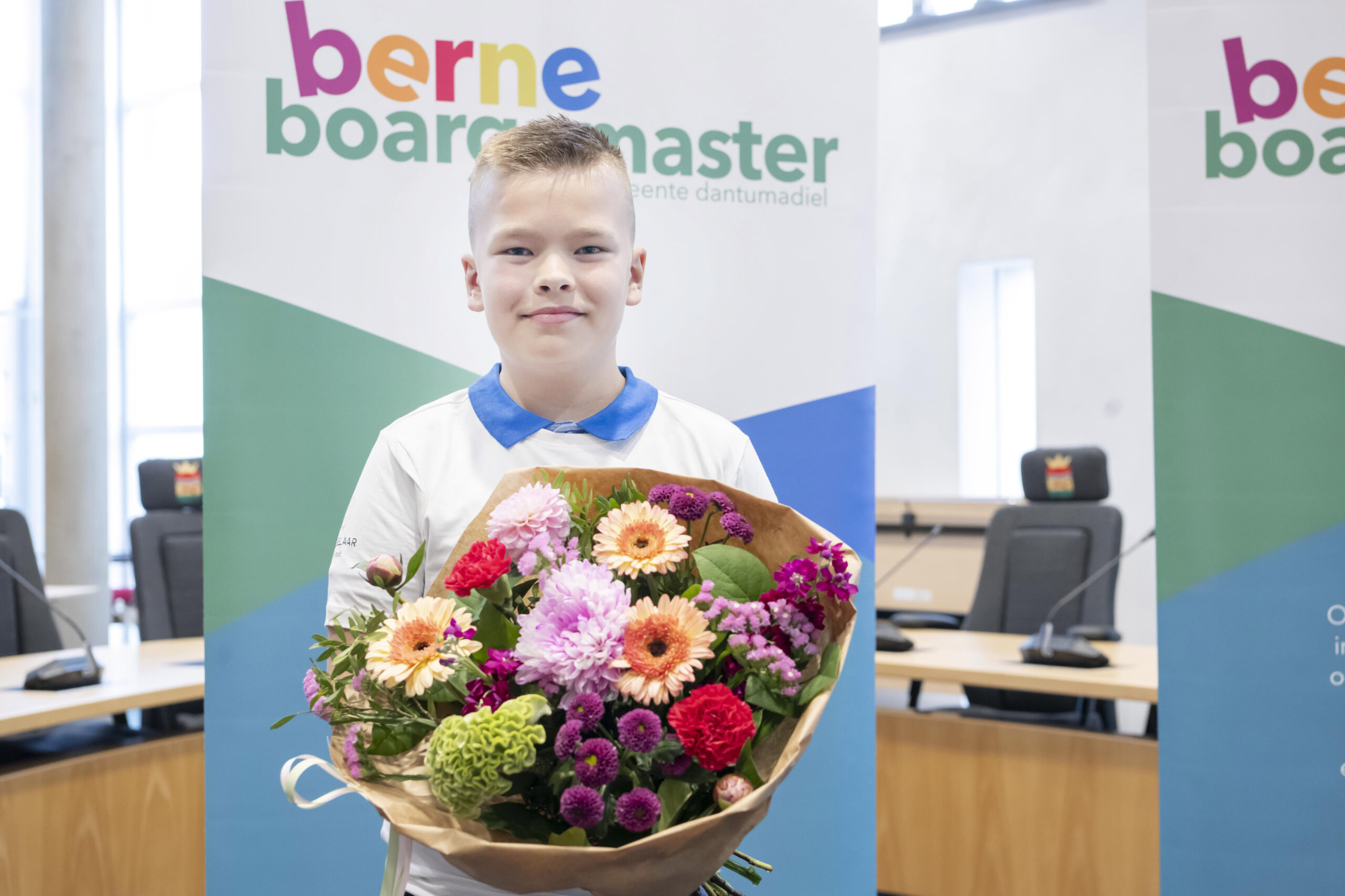 Luuk de Bruin uit De Westereen wordt nieuwe kinderburgemeester van Dantumadiel