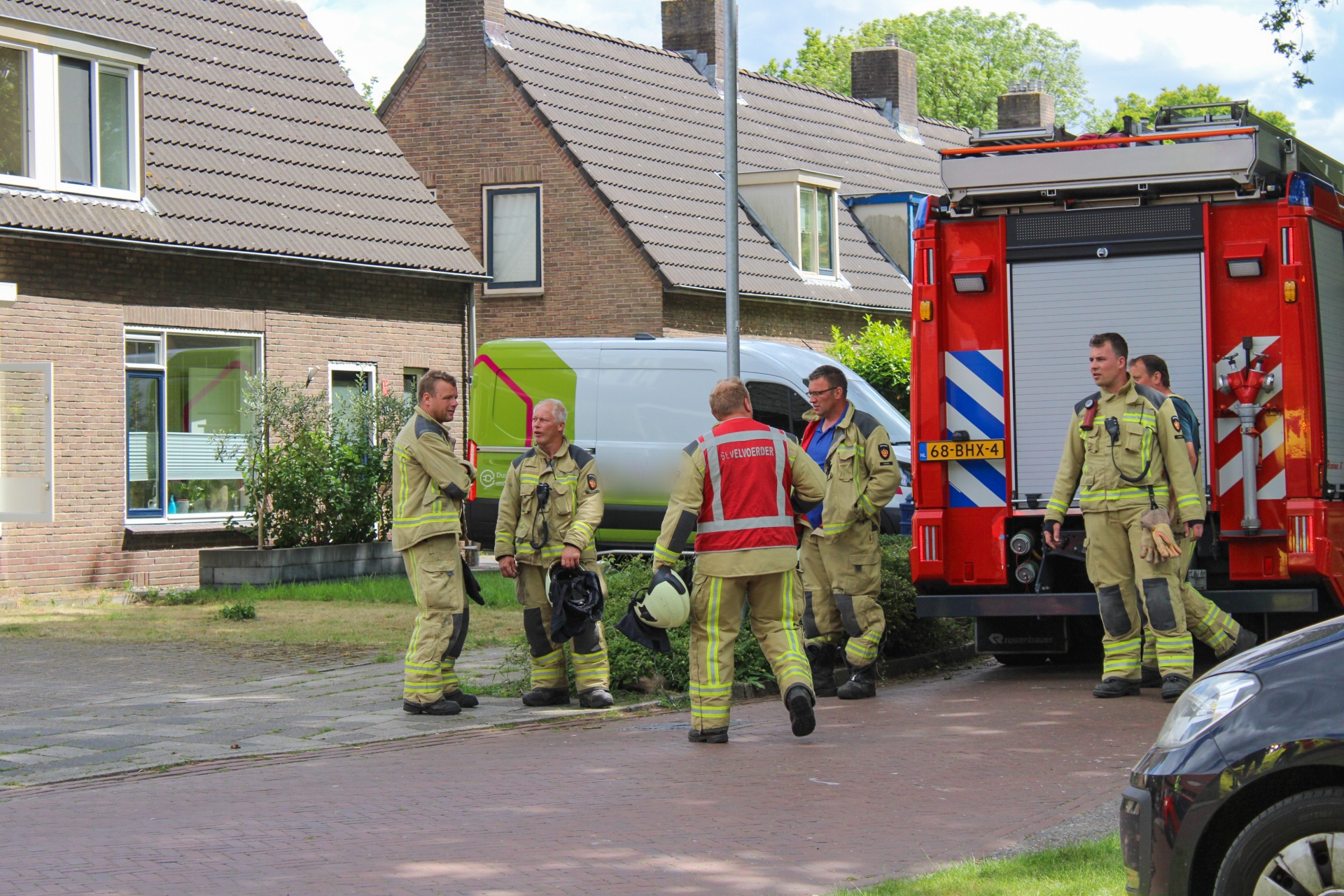 Persoon gewond bij woningbrand in Zuidlaren