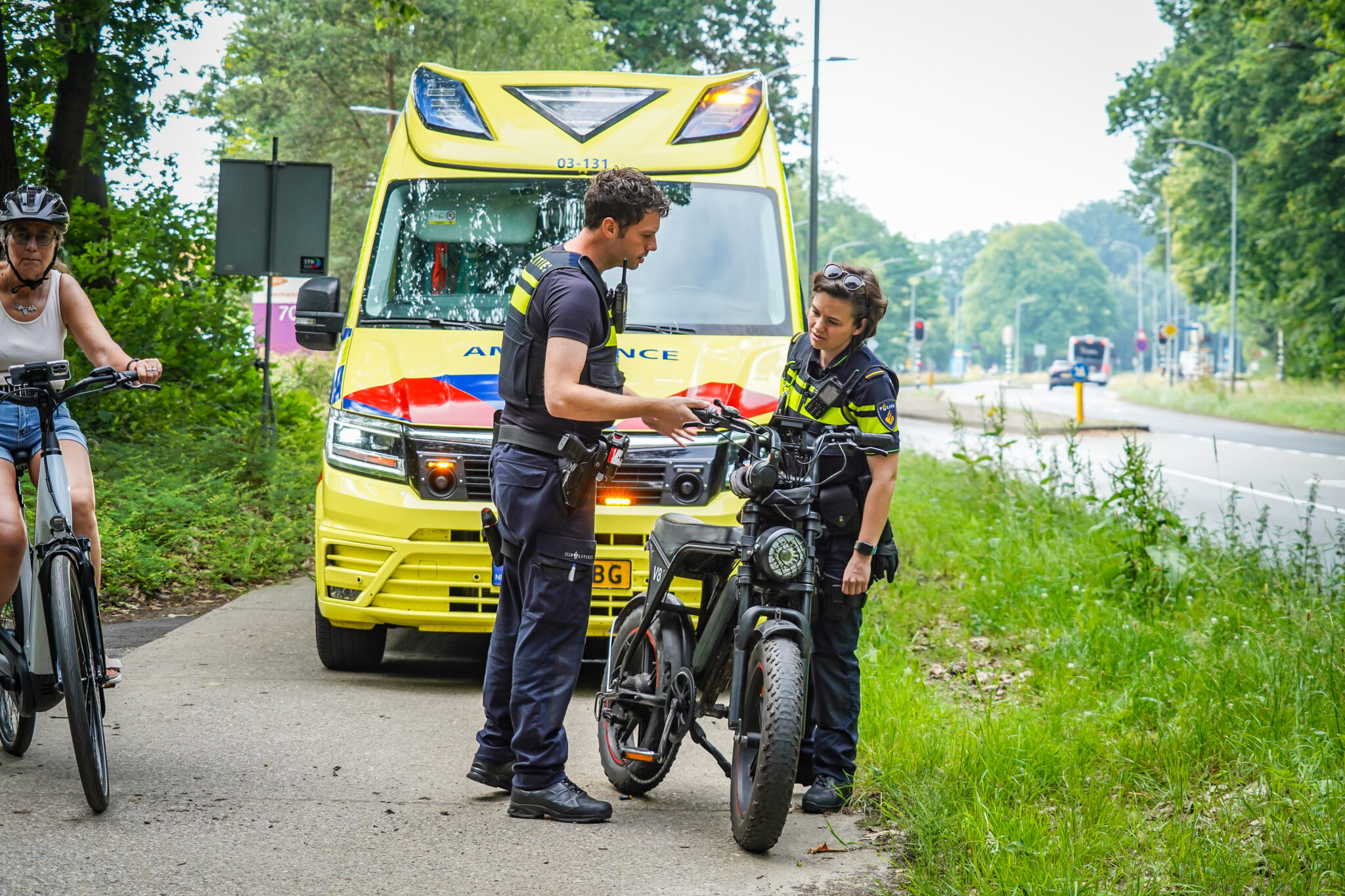 Scholier lichtgewond na aanrijding met fatbike op Boermarkeweg in Emmen