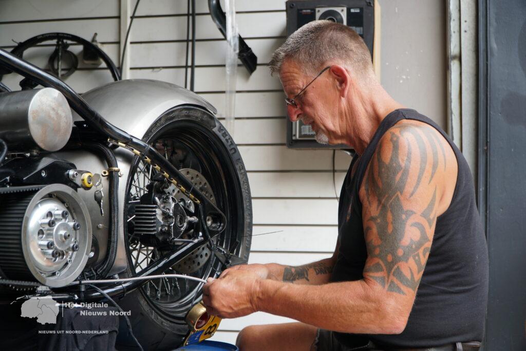 Steven Rosier uit Bolsward maakt unieke choppers