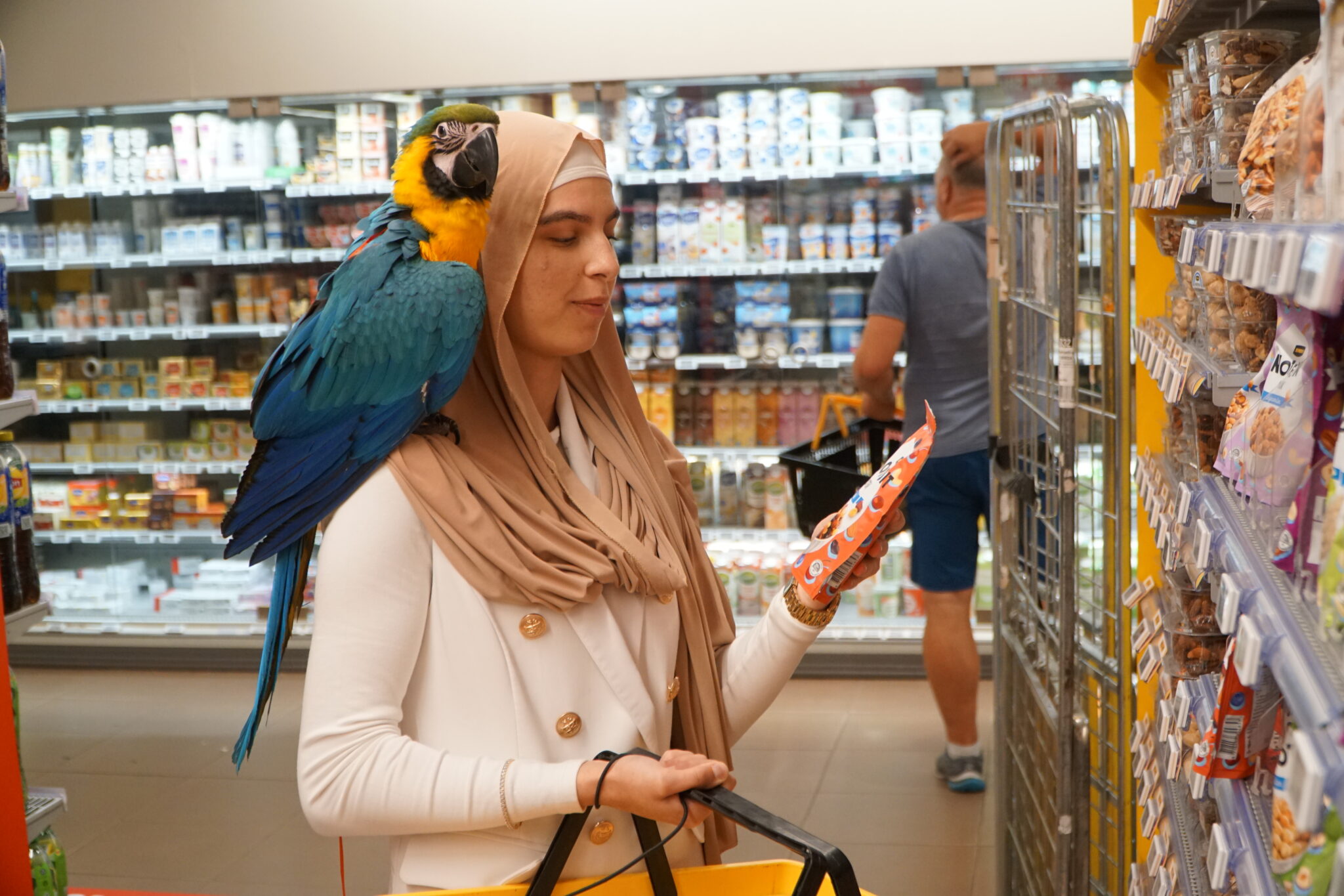 Opvallende verschijning in supermarkt Heerenveen