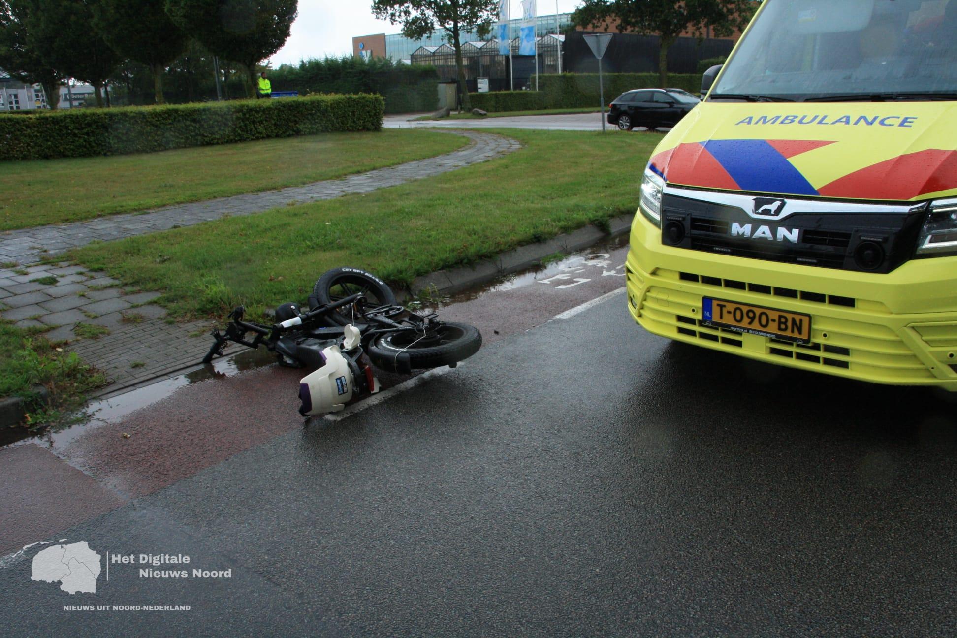 Gewonde bij ongeval tussen fatbike en auto in Emmen
