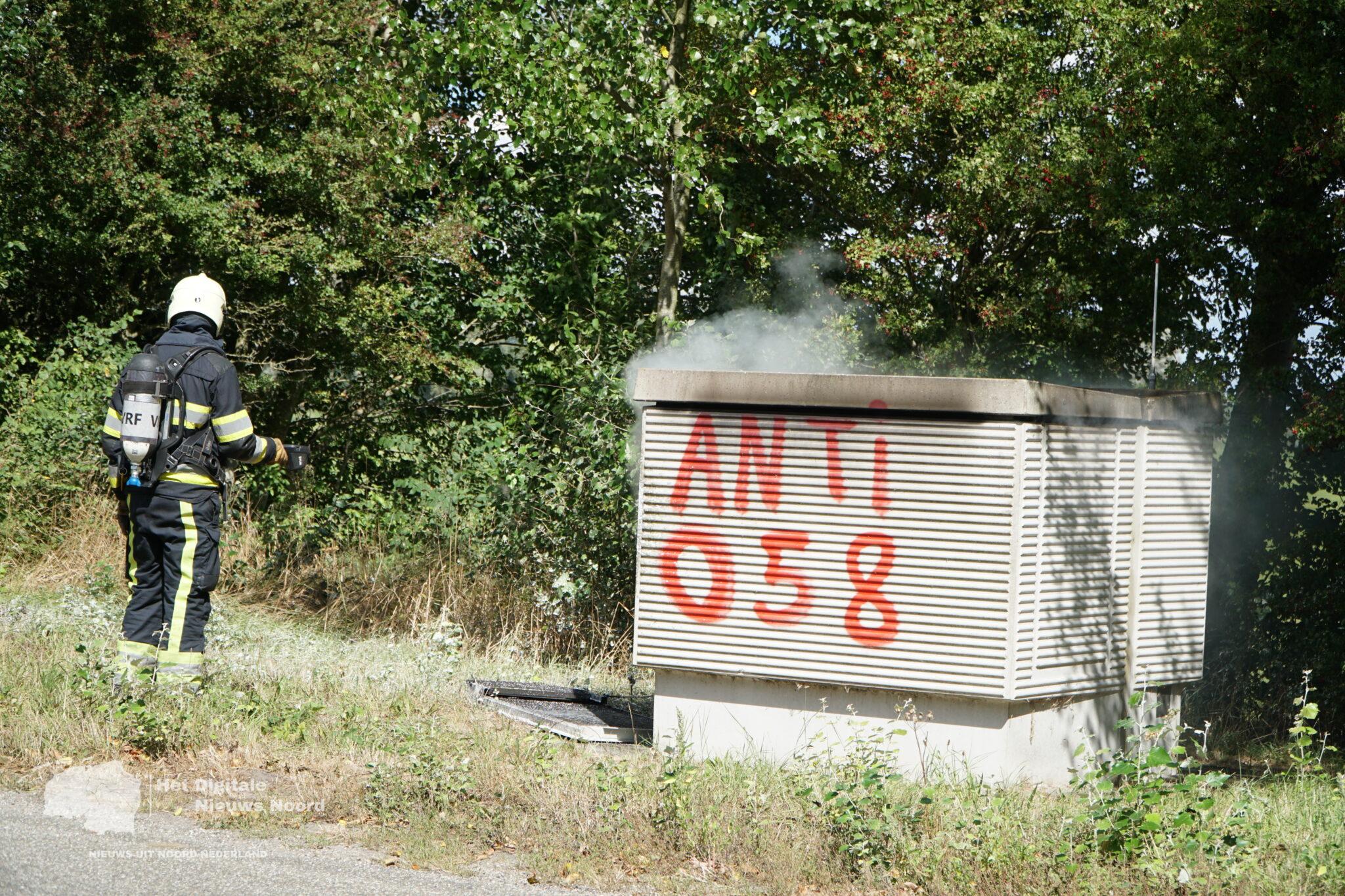 Brand zorgt voor stroomstoring in Akkrum, Jirnsum en Grou