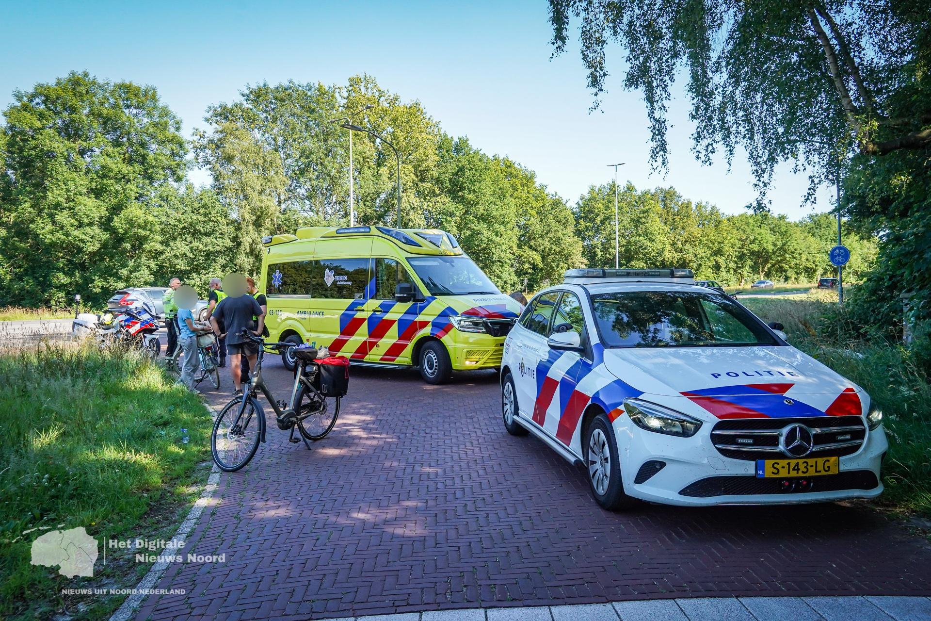 Fietster gewond bij ongeval met auto op Schansstraat in Emmen