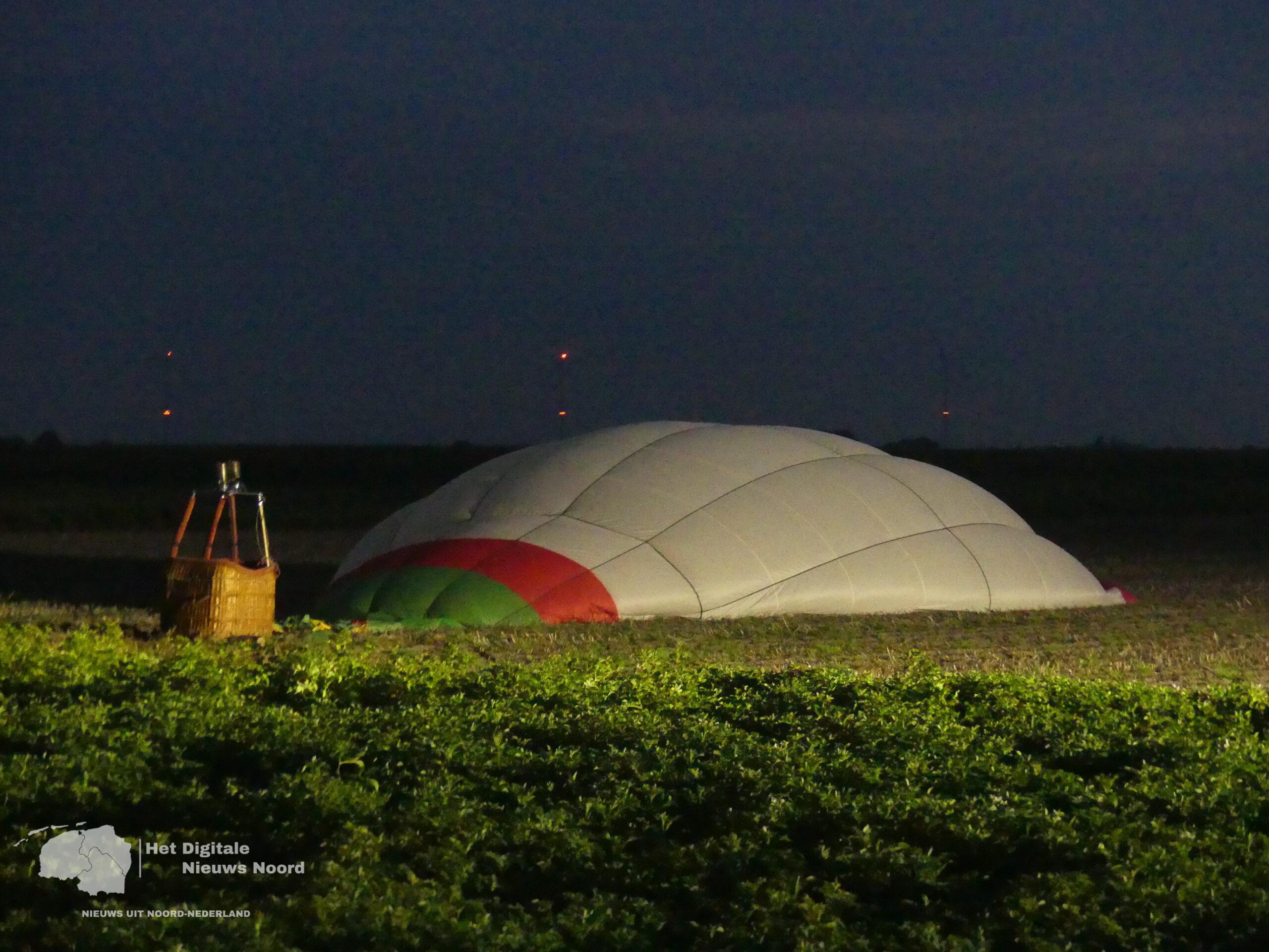 Gewonde bij ongeval met luchtballon in Veendam