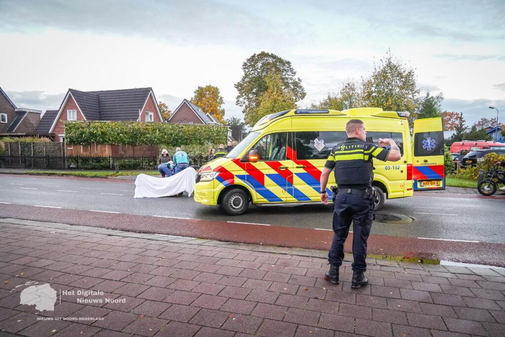 Eenzijdig ongeval met motorrijder op Wolfsbergenweg in Emmen