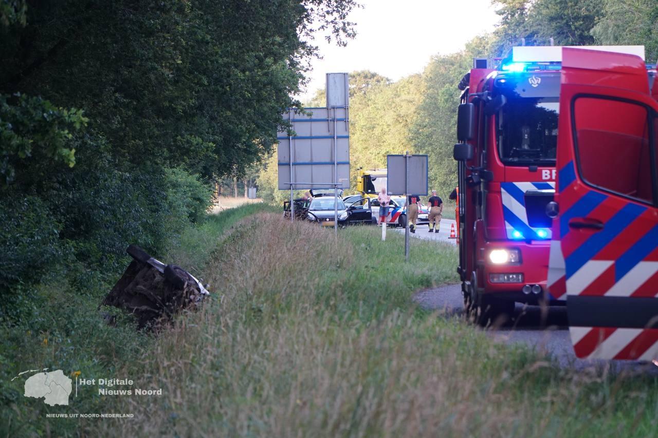 Zwaargewonde bij ernstig ongeval op N359 bij Harich (UPDATE)