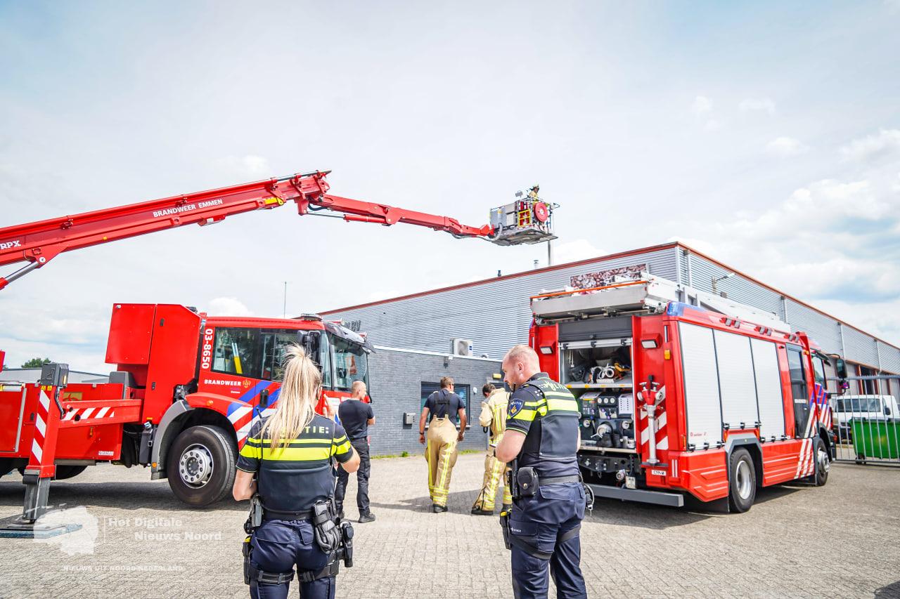 Brand in machine bij koffiebranderij aan Phileas Foggstraat in Emmen snel onder controle