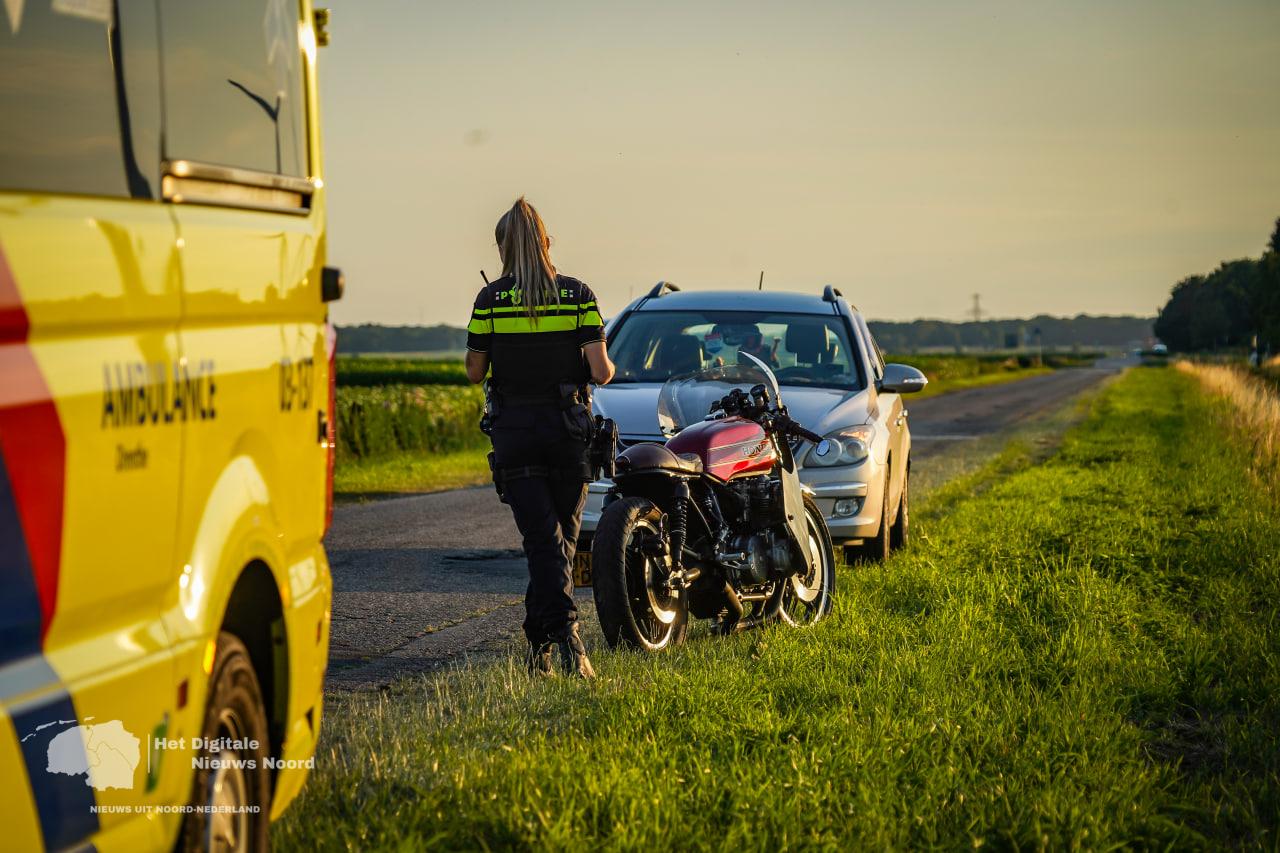 Motorrijder gewond bij eenzijdig ongeval in Emmer-Compascuum