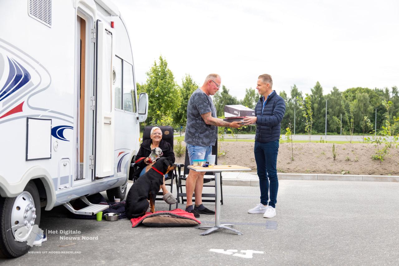 Feestelijke opening camperplaats Hunebed Highway Emmen