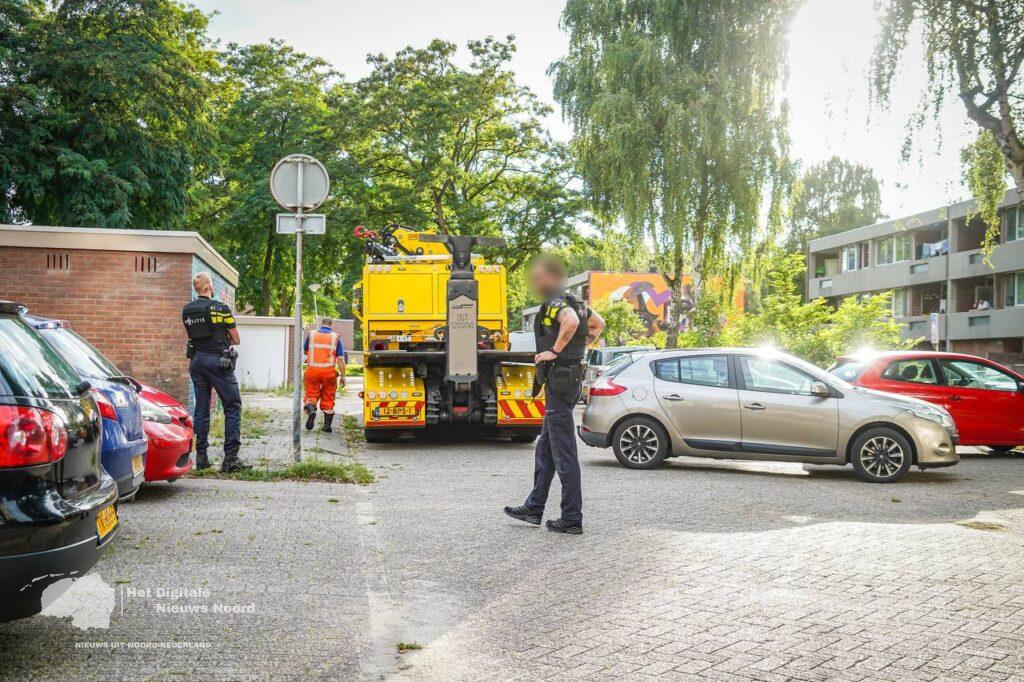 Politie groots uitgerukt voor melding aan De Haar in Emmen