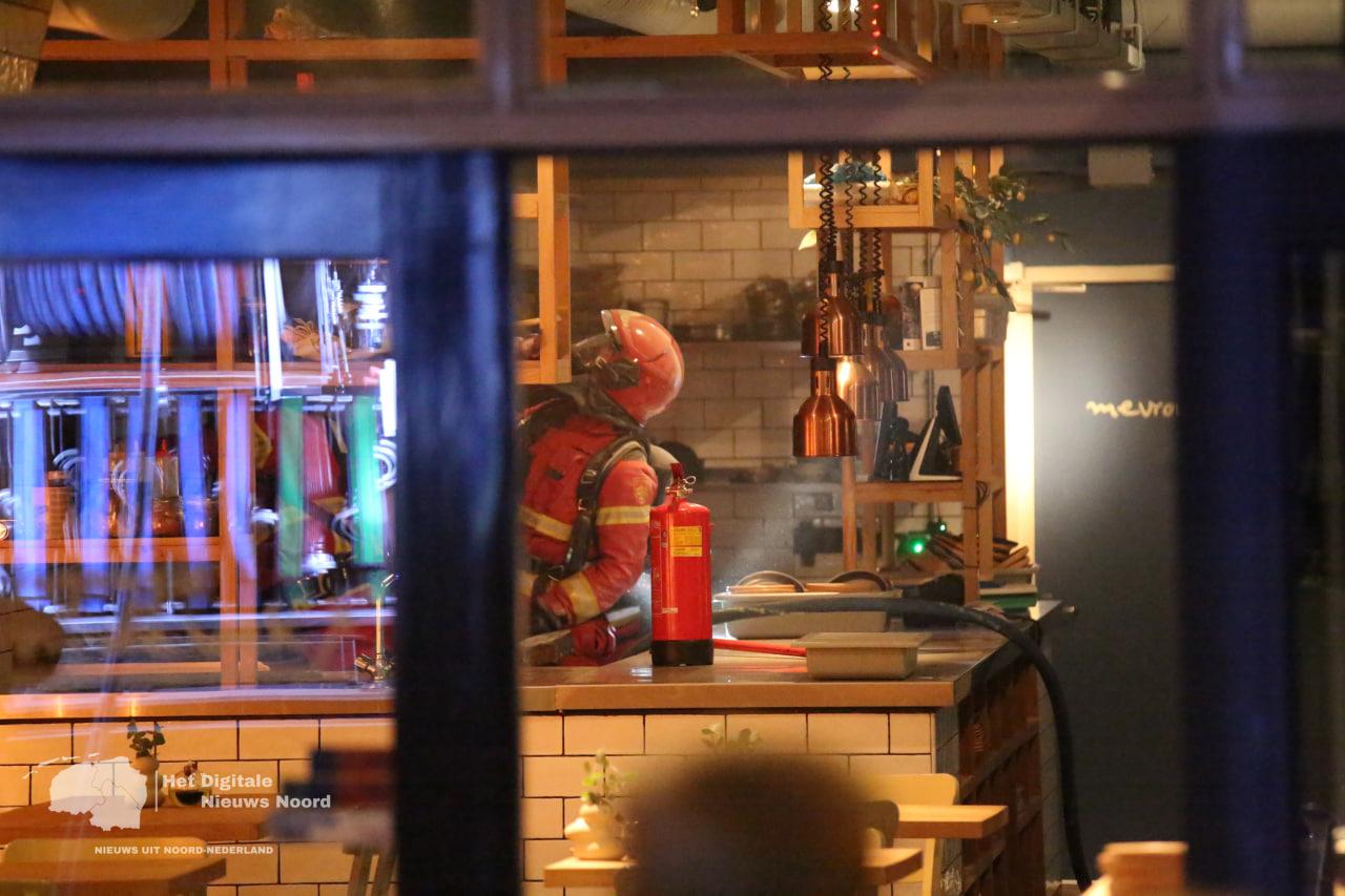 Brand in woning aan Schuitendiep in Groningen