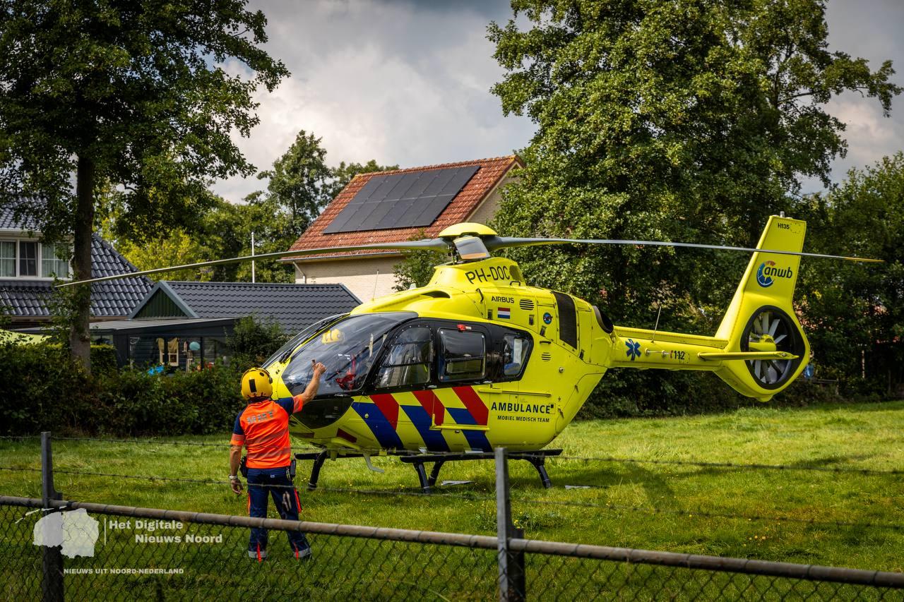 Frontale aanrijding tussen twee voertuigen op N371 bij Hoogersmilde