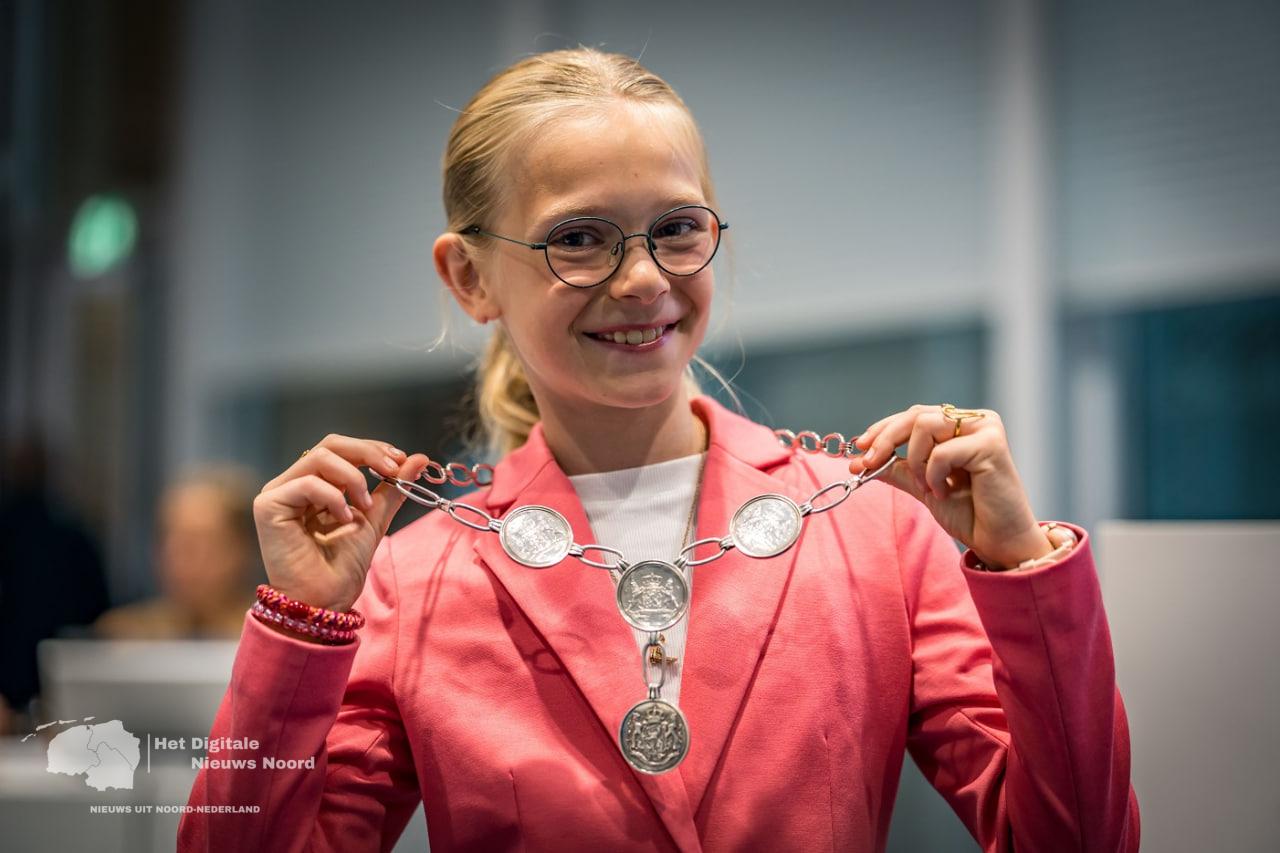 Doutzen Jorritsma nieuwe kinderburgemeester van Waadhoeke