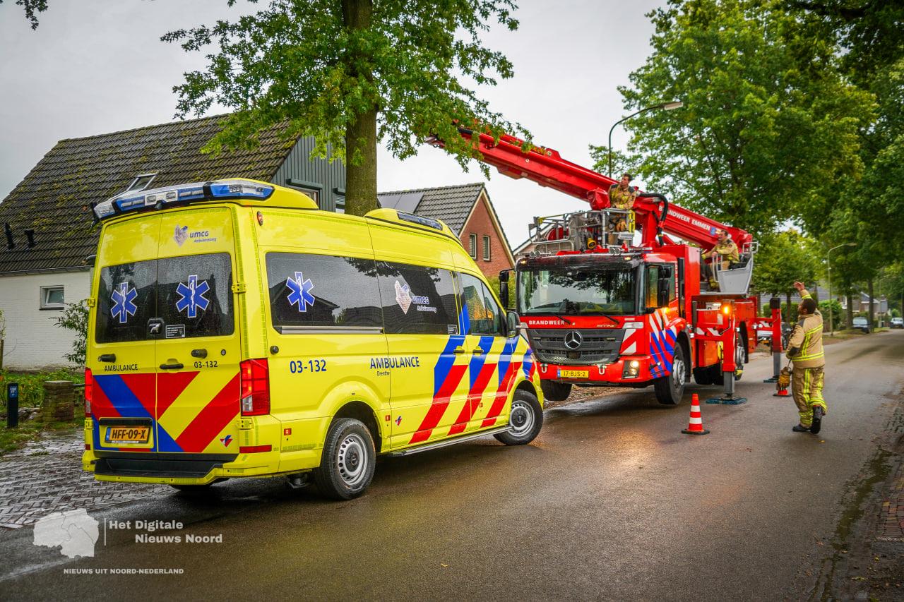 Schoorsteenbrand aan de Hoofdstraat in Valthe snel onder controle