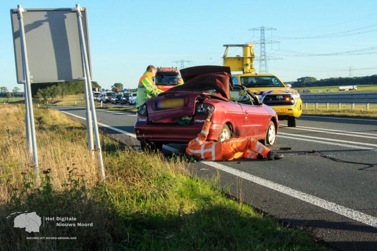 Ernstig ongeval op N34 bij Emmen