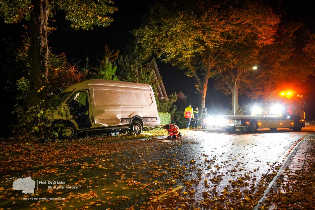 Fors eenzijdig ongeval in Westerlee