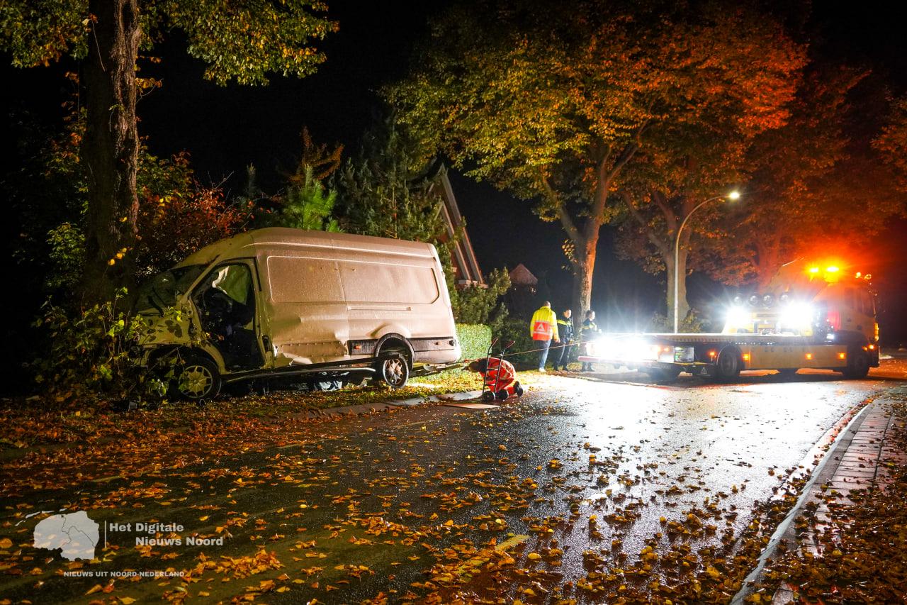 Fors eenzijdig ongeval in Westerlee