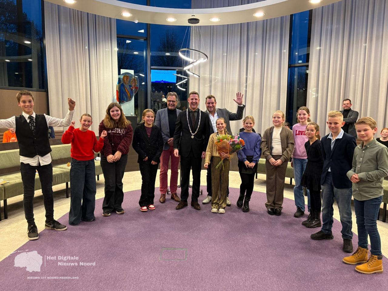 Femke Klaassen eerste kinderburgemeester van Westerveld