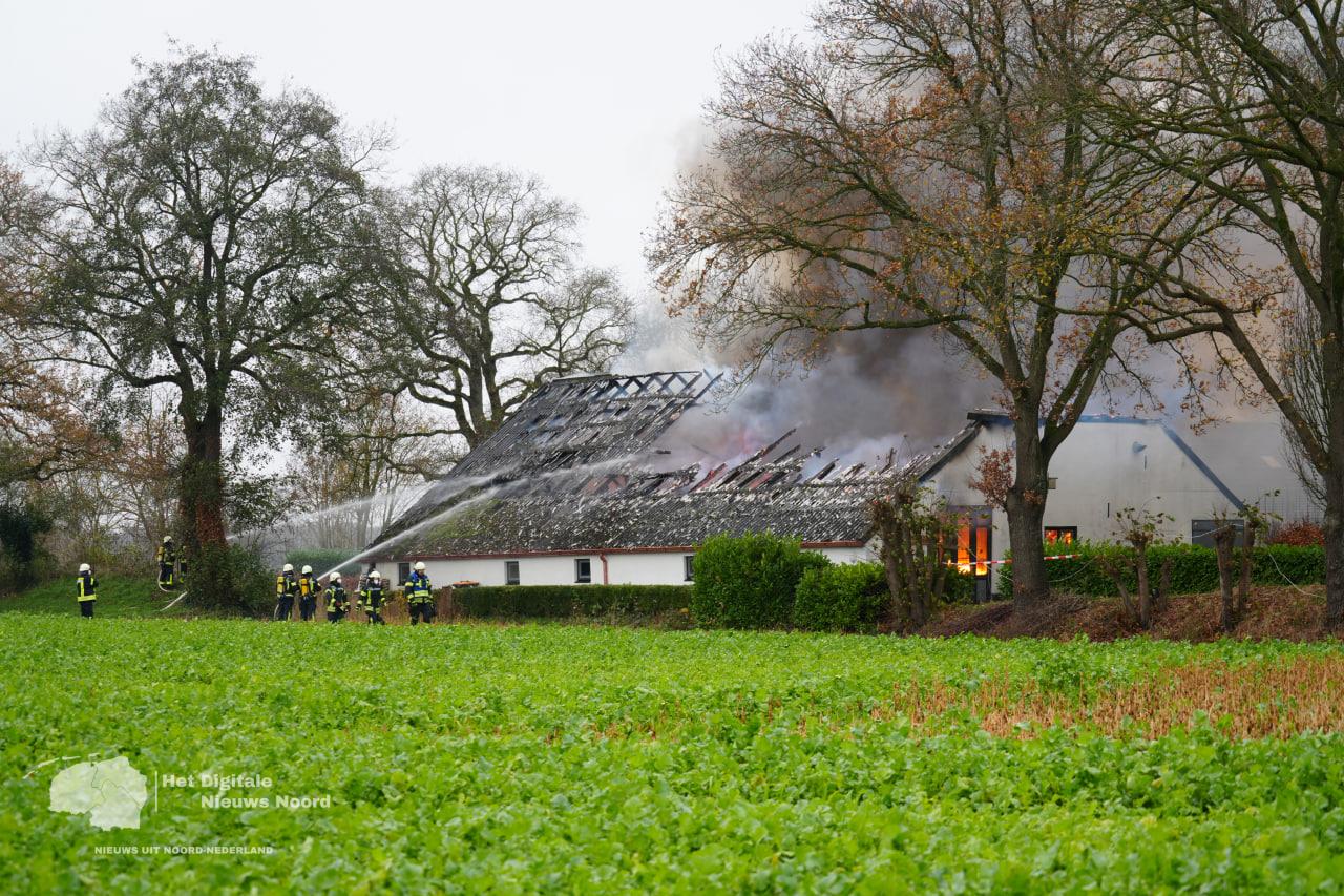 112-nieuws zaterdag 29 november: Uitslaande schuurbrand in Ter Apel • Explosie bij pand in Veendam
