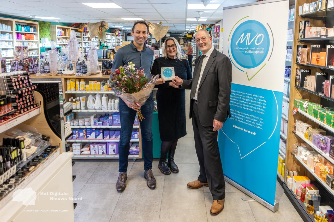 Drogisterij Helfrich benoemd tot Buitengewoon Werkgever en ontvangt MVO-vignet